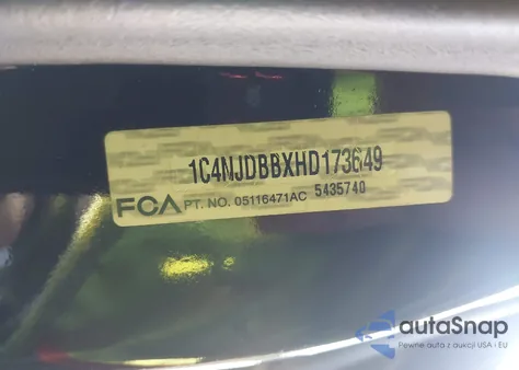 2017 Jeep Compass 75Th Anniversary Edition 4X4 from USA, damaged, VIN 1C4NJDBBXHD173649